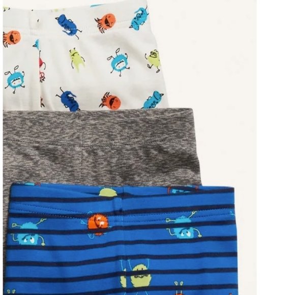 NWT 5T 5 4t 3t boy girl SNUGGLE MONSTER rainbow Old Navy pajamas 6P Bundle pride - Picture 8 of 12